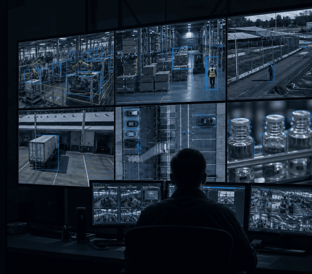 Rapid ViZ analysant plusieurs flux video pour l'inspection et la surveillance